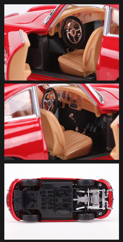 Burago 1:24 1961 Porsche 356B Coupé Modelo em Liga #22079