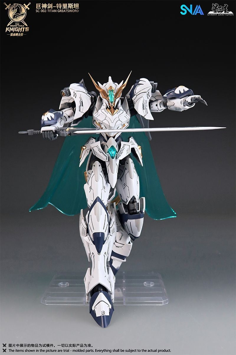 HG 1/144 SNAA SC-002 Titan Greatsword Tristan Kit de Montagem SC-009 Divine Invoker Percival The Round Table Knights Figure