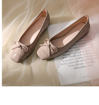 Flat Shoes Women Ballerinas Round Toe Bowtie Slip on Ballet Flats Lazy Loafers Moccasins Ladies Casual Flats Shoes 2024