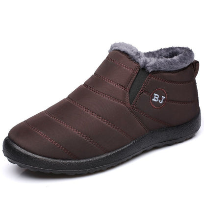 Botas Masculinas de Neve para Área Externa, Sapatos Masculinos com Pelo, Botas de Inverno Masculinas, Botas de Caminhada, Botas de Tornozelo, Sapatos Masculinos Impermeáveis, Botas de Trabalho, Calçados
