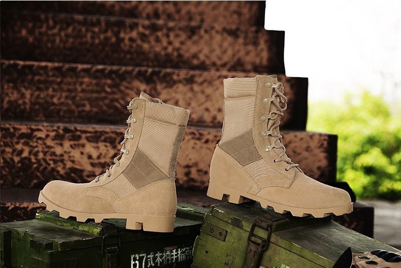 2024 Autumn and Winter Wolf Men's Hight-Top Desert Fans Delta Boots