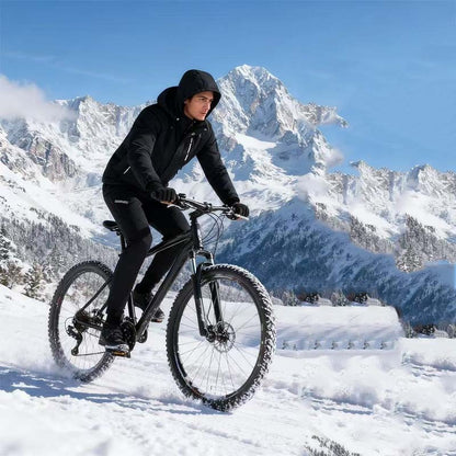 2026 Conjunto de Ciclismo com Capuz Soft Shell de Pele de Tubarão para Uso Externo, Conjunto de Pesca Quente de Veludo Masculino, Conjunto de Assalto de Soft Shell e Veludo