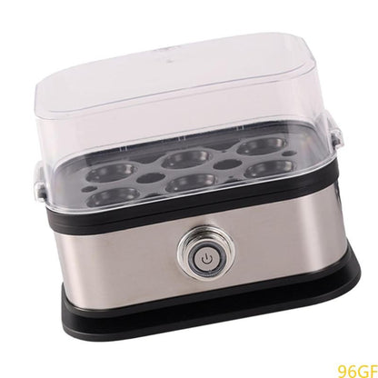 Space Saving Eggs Boiler 200W Automatic Cooker 6 Eggs Capacity Electric Steamer Multi Functional Kitchen Appliance
