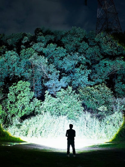 60000000LM Most Powerful Led Flashlight 3500M Long Range Torch High Power Led Flashlights Rechargeable Strong Tactical Lantern