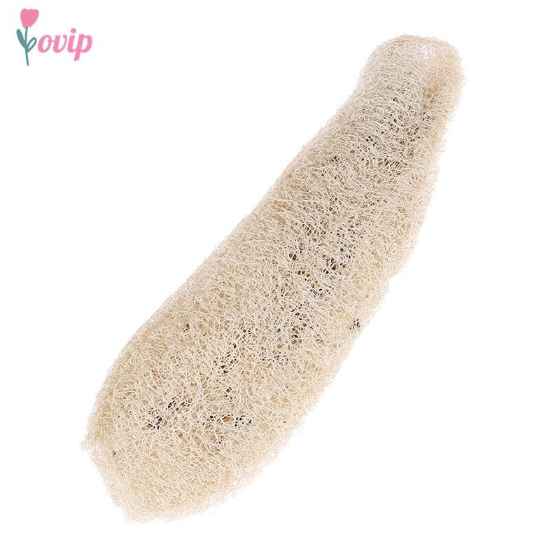 Esponja Esfoliante Longa de Banho Bucha Vegetal Natural Luffa Loofa Esfregão de Massagem para Banho Acessórios de Spa e Banheiro