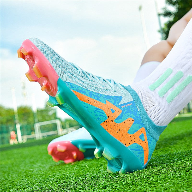 New Men Soccer Shoes Football Boots Grass Cleats Indoor Adult Non-Slip Boys Adult Futsal Sport Ultralight Turf Comfortable