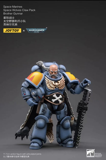 1/18 JOYTOY Action Figure 40K The Horus Heresy Space Wolves Figures And Mechas Logan Ghostwolf Anime Model Toy