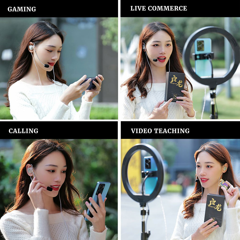 Celest Wyvern Pro 10mm LCP Driver In Ear Earphone Livestreaming Microphone Gaming Headset With Detachable 0.78 2Pin Cable