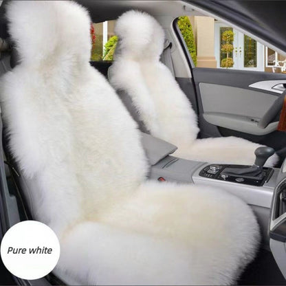 1 Peça Quente Pelúcia Capas de Assento de Carro Universal Longa Lã de Pelo Capa de Assento Dianteiro de Carro Protetor Almofada Tapete para Acessórios de Carro Almofada de Assento de Carro