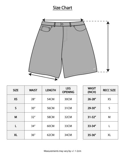 Y2K baggy denim shorts retro embroidered letter striped graphic zipper shorts men women clothing trendy hip hop streetwear