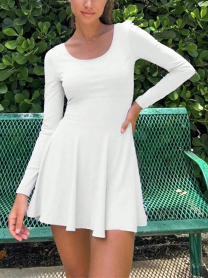 Slim Fit Women 2-In-1 Tennis Dress Athletic Golf Dress With Built-In Shorts Vintage Aesthetic Sporty Streetwear women clothing