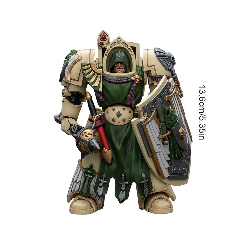 JOYTOY Warhammer 40K Dark Angels Deathwing Knight com Maça da Absolvição 1 Boneco de Ação 1:18, Presente de Modelo para Coleção