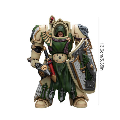 JOYTOY Warhammer 40K Dark Angels Deathwing Knight com Maça da Absolvição 1 Boneco de Ação 1:18, Presente de Modelo para Coleção
