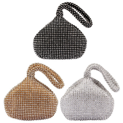 Mini Evening Clutch Bag Women Girl Glitter Rhinestone Party Prom Wedding Purses