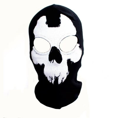 Halloween new mask Black Mask Balaclava Beanies Hats Men Ghost Skull Full Face Warmly Mask Hood Beanie Ggorros Hombre Casquette
