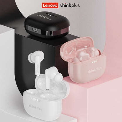 Fone de ouvido Lenovo original 2025, sem fio Bluetooth 5.3, fones de ouvido estéreo HiFi com cancelamento de ruído, fones de ouvido esportivos com controle de toque, novo presente