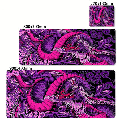 Gaming Mouse Pad Large Dragon Gamer Mousepad Computer Gaming Table Carpet Desk Mat XXL 800x300mm Mouse Mat Rubber Keyboard Pads
