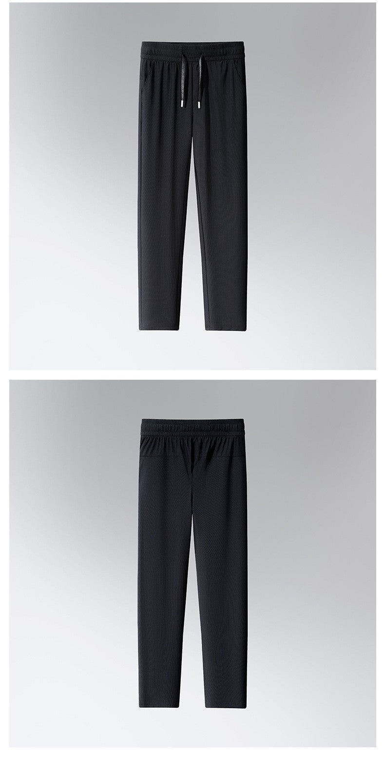 Thin Straight Stretch Casual Man Trousers M-4XL Spring and Autumn New Men's Pants Loose Pants Haren Pants Japanese Casual Pants