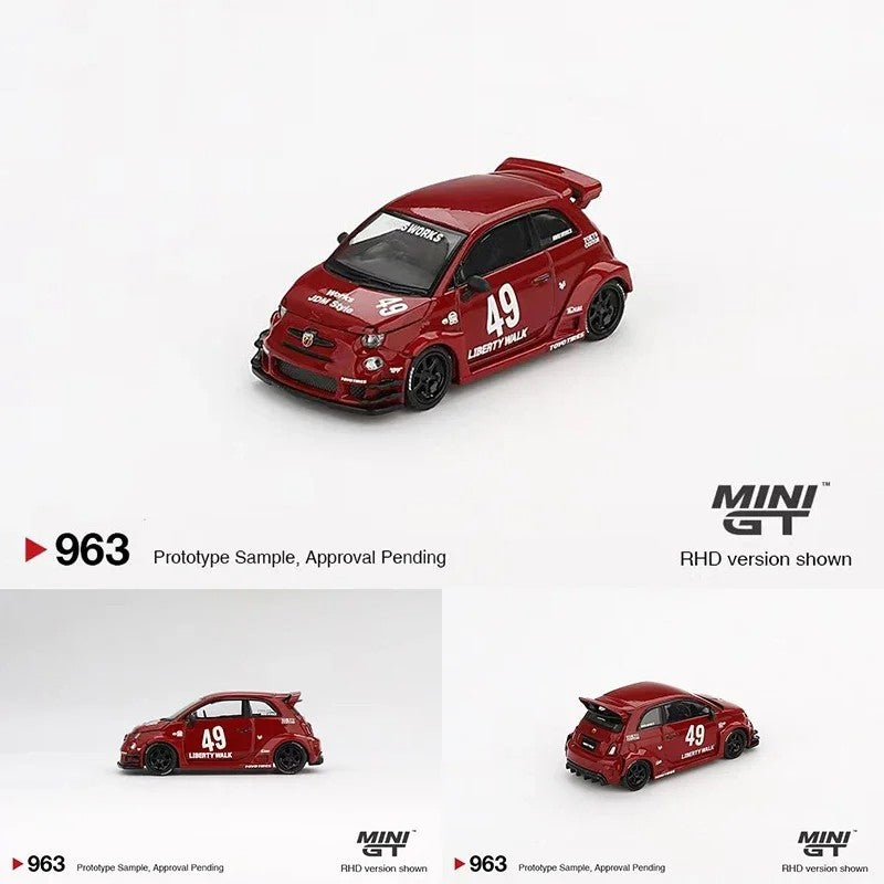 MINIGT Em estoque 1:64 Porsche Lamborghini Bugatti Pagani BMW McLaren Nissan Diecast Dior Car Modelo Coleção Miniatura Para
