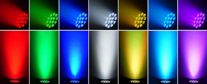 U'King 4PCS 80W Par Light 4in1 RGBW 14 LED Stage Effect Light DMX512 Remote Control Flat Light for KTV DJ Disco Bar Stage Light