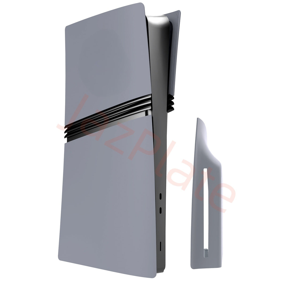 Grey Pro Disc Edition Cover Plates with Logo Skin and 30th Anniversary Sticker for New PS5 Pro Console  Shell Panels Faceplate