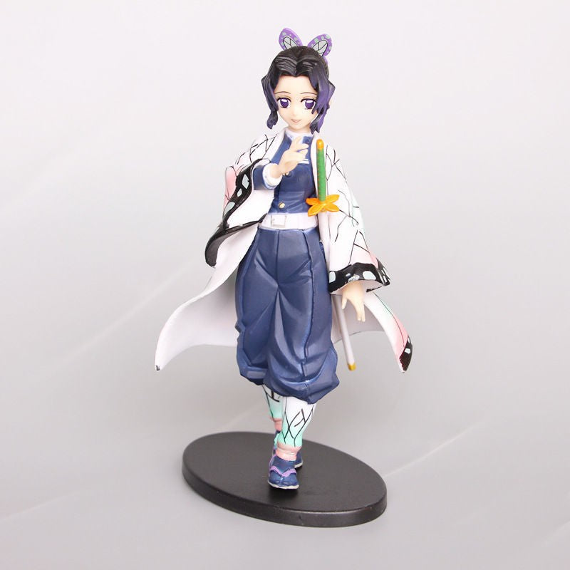 Demon Slayer Blade Nezuko Kamado Tanjiro Agatsuma Zenitsu Tomioka Giyuu Kochou Shinobu Hashibira Inosuke figure model ornament
