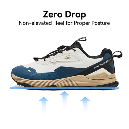 HOBIBEAR Unisex Running Shoes Elastic Band Hiking Sneakers Lightweight Breathable Casual Shoes