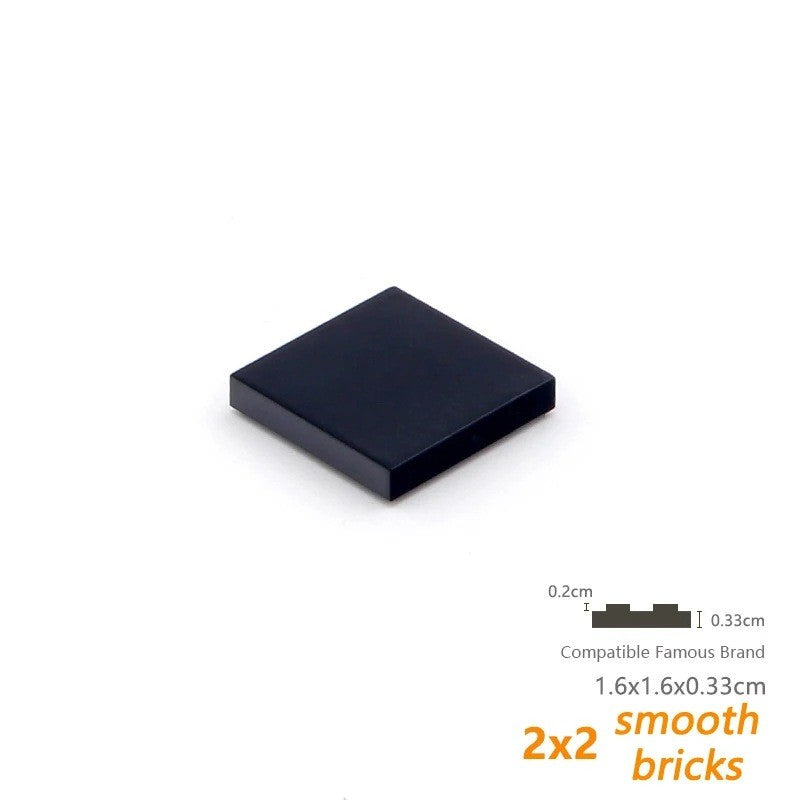 10 Peças de Quebra-Cabeça de Partículas 3068 2x2 Kit de Blocos de Construção de Pneu Placa de Alta Tecnologia Painel de Luz Tijolos Brinquedos Presentes Infantis