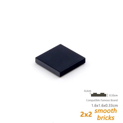 10 Peças de Quebra-Cabeça de Partículas 3068 2x2 Kit de Blocos de Construção de Pneu Placa de Alta Tecnologia Painel de Luz Tijolos Brinquedos Presentes Infantis