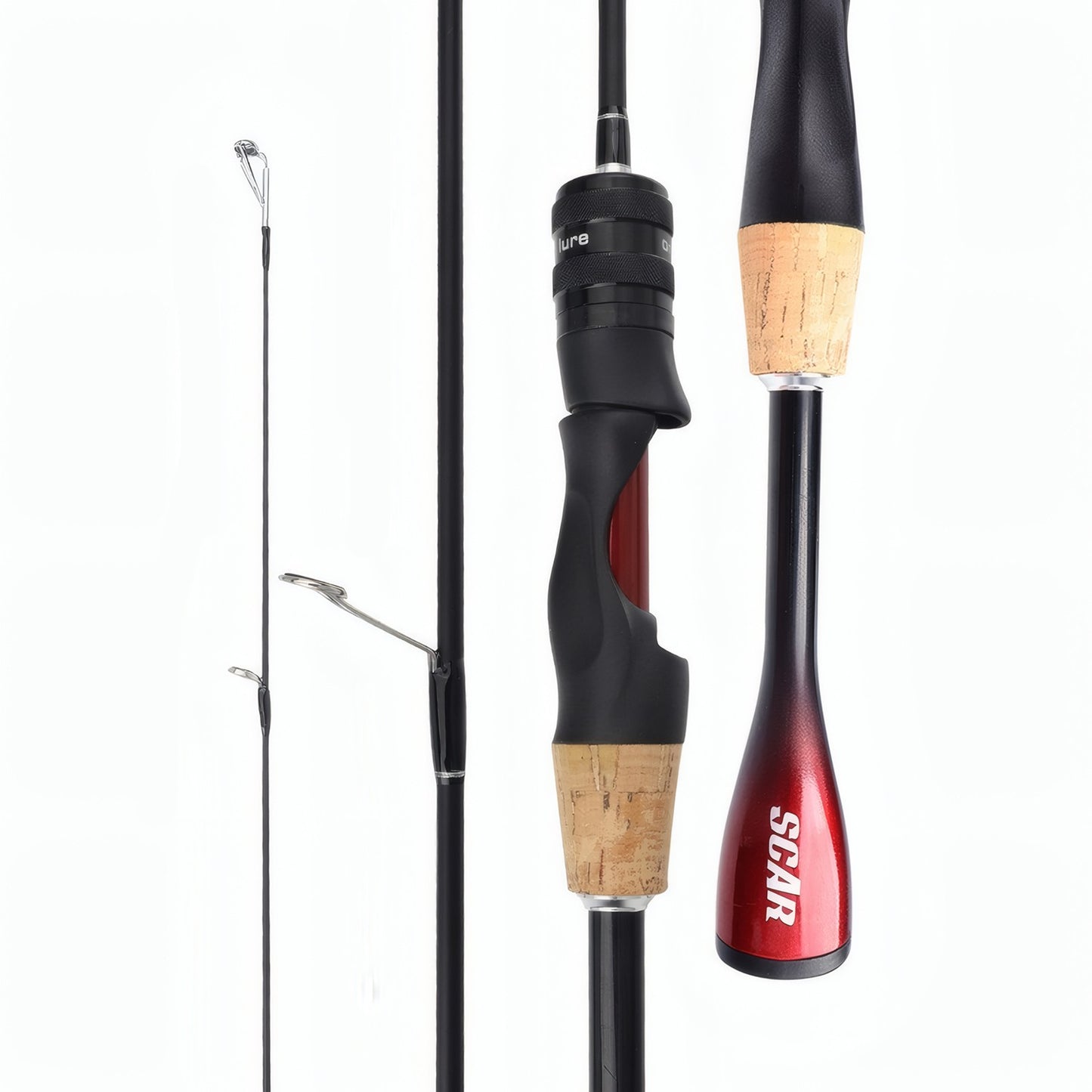 Vara de Pesca de Carpa, Baixo, Truta em Fibra de Carbono UL Ultraleve, Vara de Spinning e Casting, 1,8m 1,68m, Vara para Iscas Pequenas