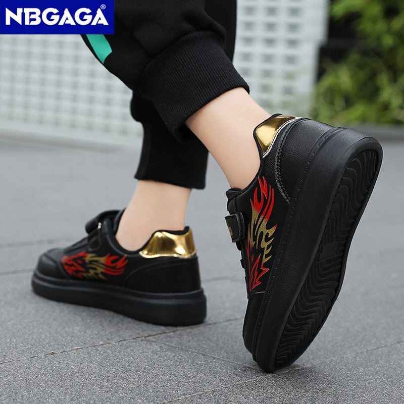 Children's Sports Shoes Boys Casual Running Sneakers Breathable Non-Slip Flat Walking Shoes Fashion Kids Athletic Footwear