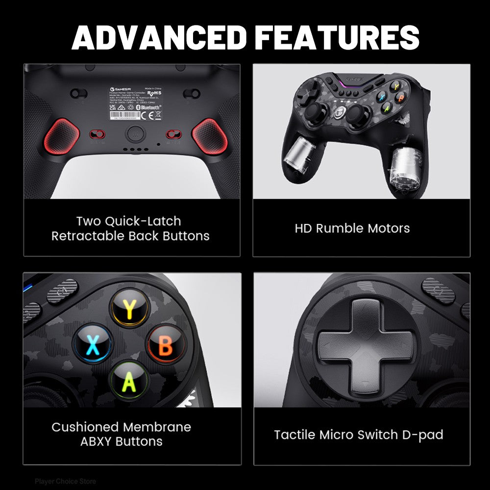 GameSir Tarantula Pro Gamepad PC for Nintendo Switch 2 Switch Android iOS Controle TMR Hall Joysticks NFC 6 axis Gyro Controller