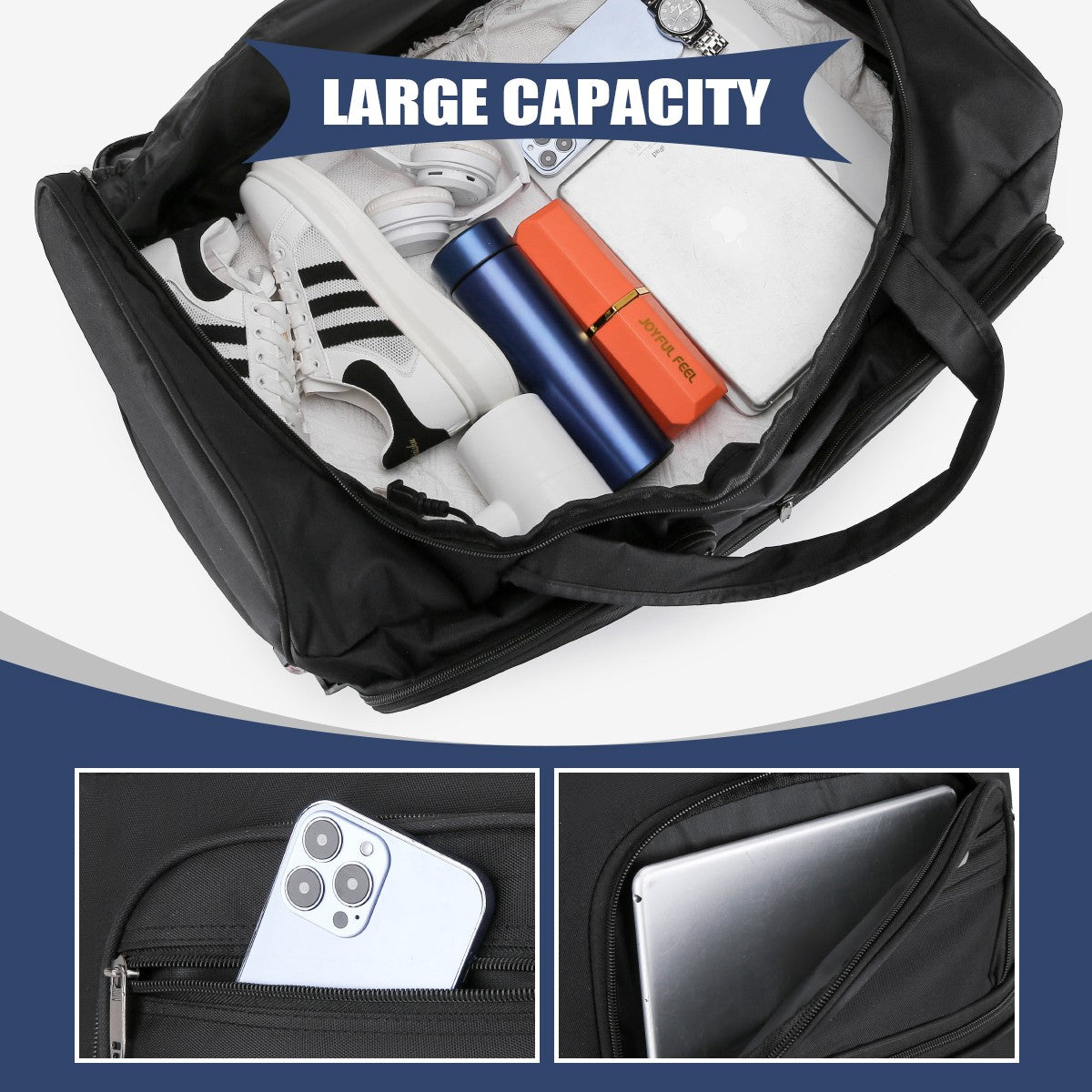 Airline Checked Bag Foldableing Overseas Moving Luggage Bag with Trolley Travel Luggage Rolling Travel Storage Bag Luggage Bag Men's Extra Large Capacity