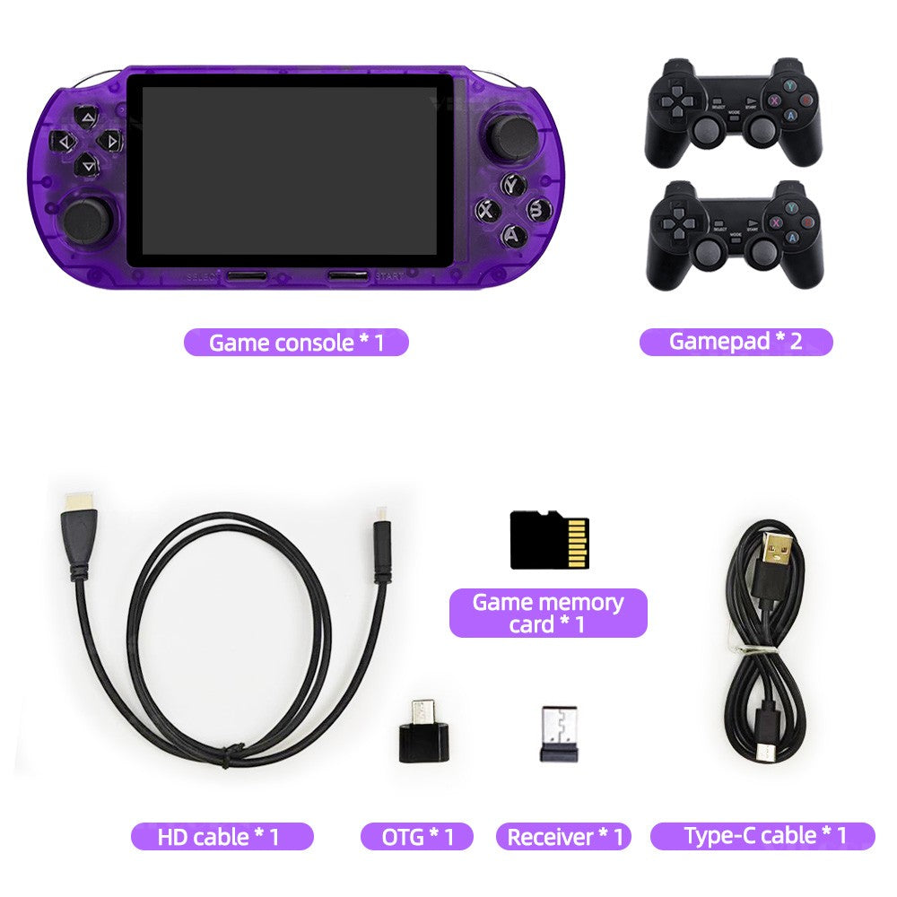 VILCORN SF3000 HD Handheld Game Console for PS1 MAME Retro Emulator 4.5 inch FHD Portable Gaming Machine Christmas Gift