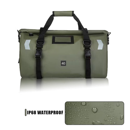 Universal Motorcycle Waterproof Tail Bags Back Seat Bags Cycling Camping Travel Bag Motorbike Scooter Sport Luggage Pack 66L 40L