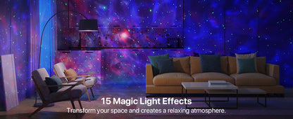 AURORA LIGHTING Star Projector Galaxy Projector for Bedroom LED Night Lights for Kids Room Adults Christmas Birthday Party Gifts