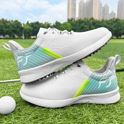 New Golf Shoes Men's Golf Shoes Casual Sneakers Anti-slip Outdoor Training Fitness Breathable Damping Wear-resistant Anti-odor