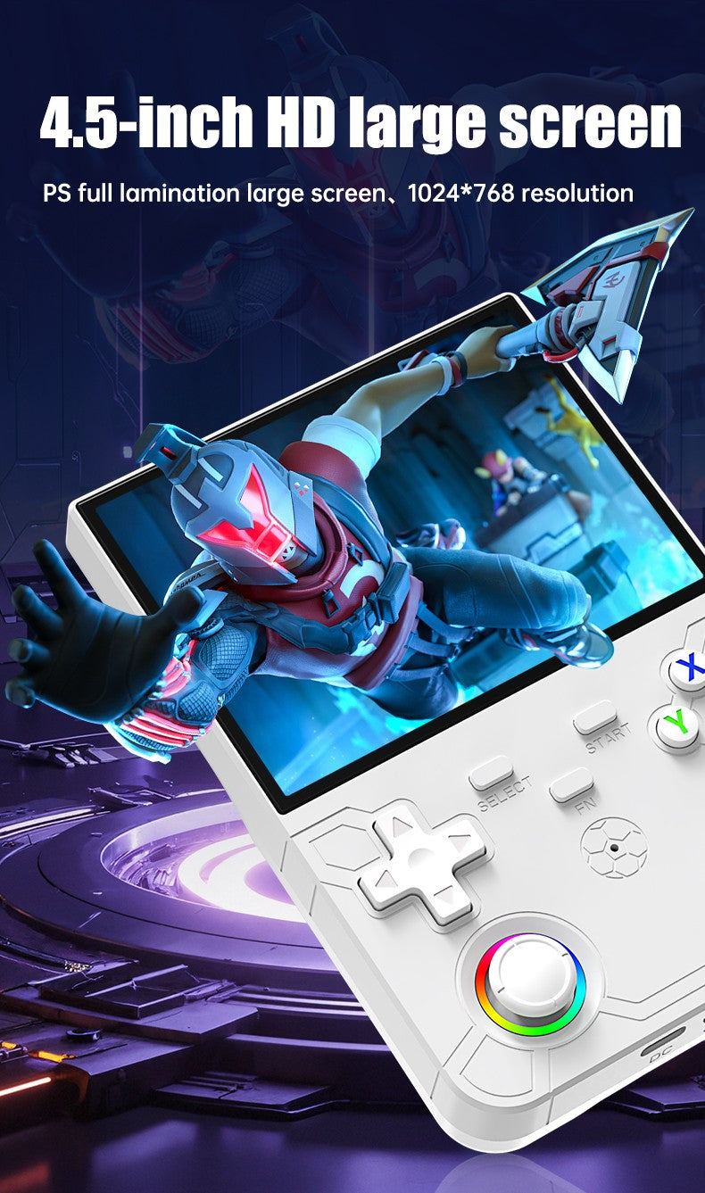 R36 Ultra X Retro Handheld Game Player WiFi Open Source Linux System 4.5" IPS Screen Hall Effect Emulator Wireless Gamepad Gift