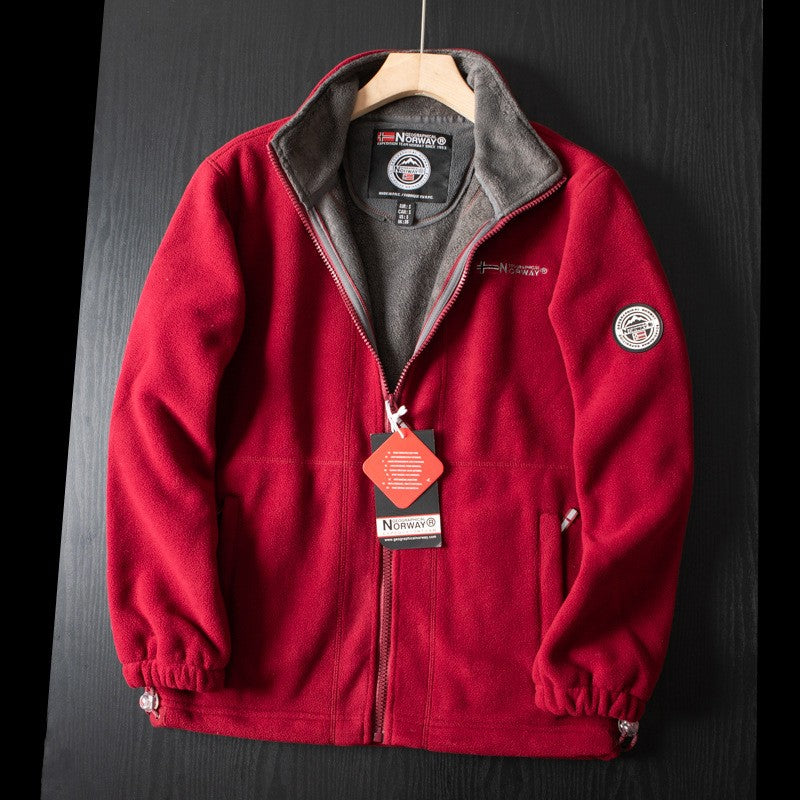 Winter Thicken Fleece Men Jacket Pockets Casual Polar Jackets Outdoor Cold-Proof Warm Overcoat Plus Size New Parkas Outwear 2023