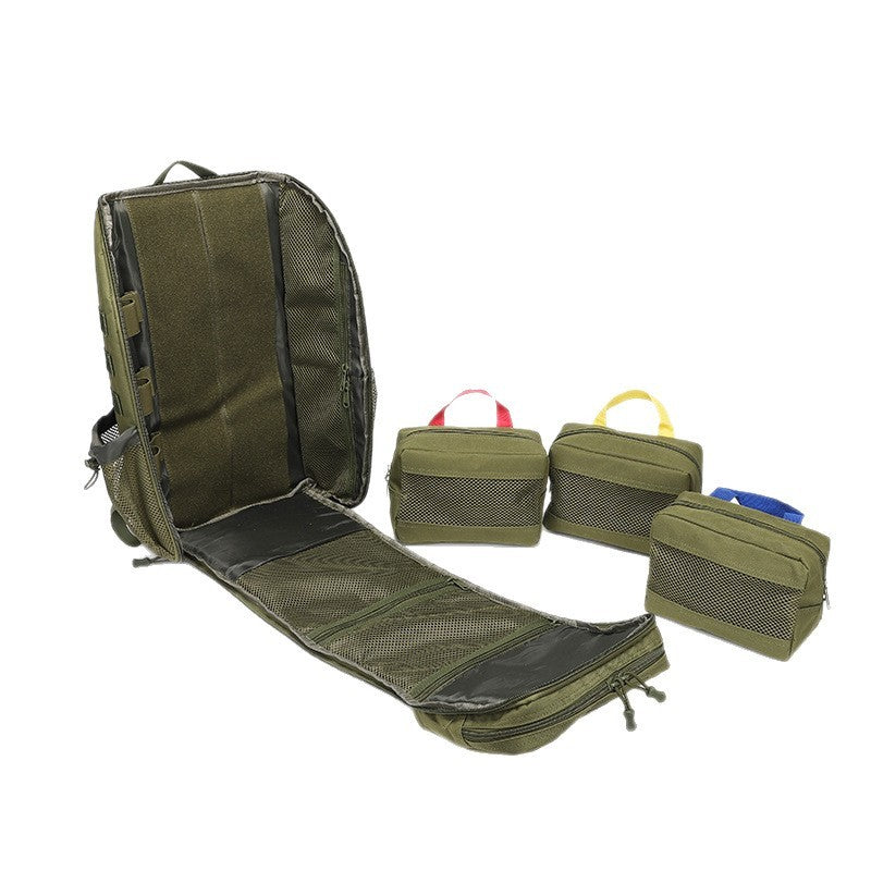 Tactical Outdoor Medical Backpack Large Capacity Camping Mountaineering Backpack Emergency Bag Multi-functional Storage Bag
