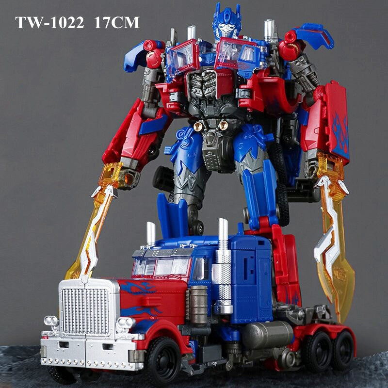 EM ESTOQUE NOVO BAIWEI 18CM Brinquedos de Transformação TW-1024 KO SS Filme Robô Pintado Anime Action Figure Modelo de Carro Presente para Crianças TW-1032