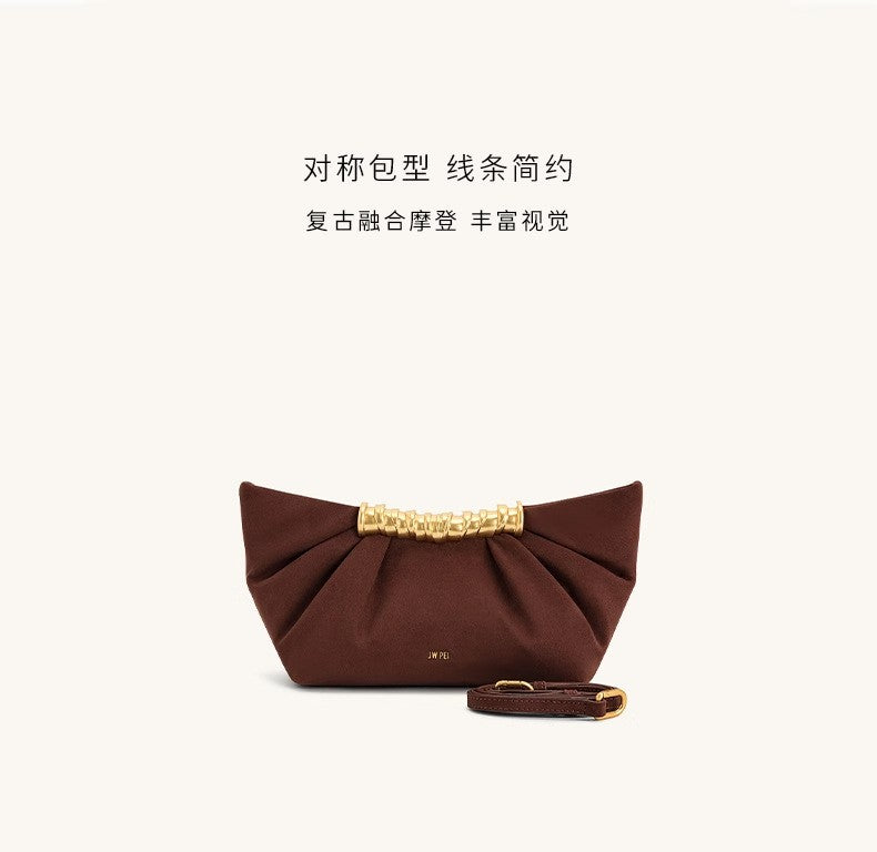 2025 Summer New Evening Handbag For Women Wrinkled Metal Fashion Bag Clutchs ????? ??????? ????????? ??????? ??????? Sac à Main