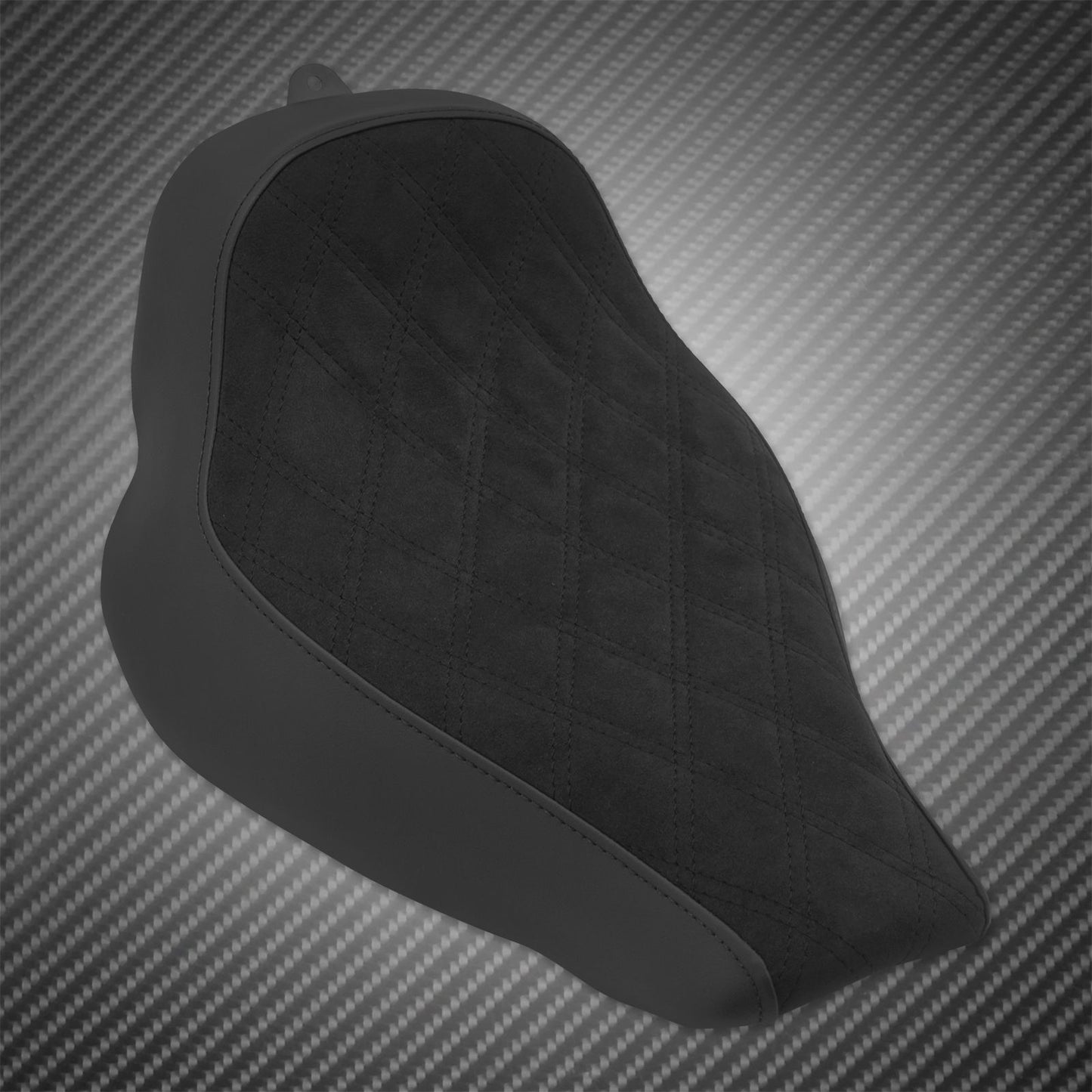 Banco Dianteiro Individual para Motocicleta com Almofada de Diamante Perfil Baixo para Harley Softail Fatboy Breakout FXBRS FXBR FLSTF 2018-2024