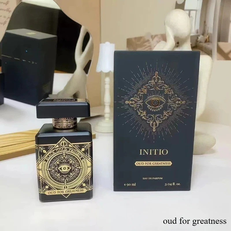 Perfume Unissex 90ml – Eau de Parfum Oriental Amadeirado de Luxo de Longa Duração com Oud, Baunilha, Almíscar e Rosa para uma Fragrância Marcante Diária