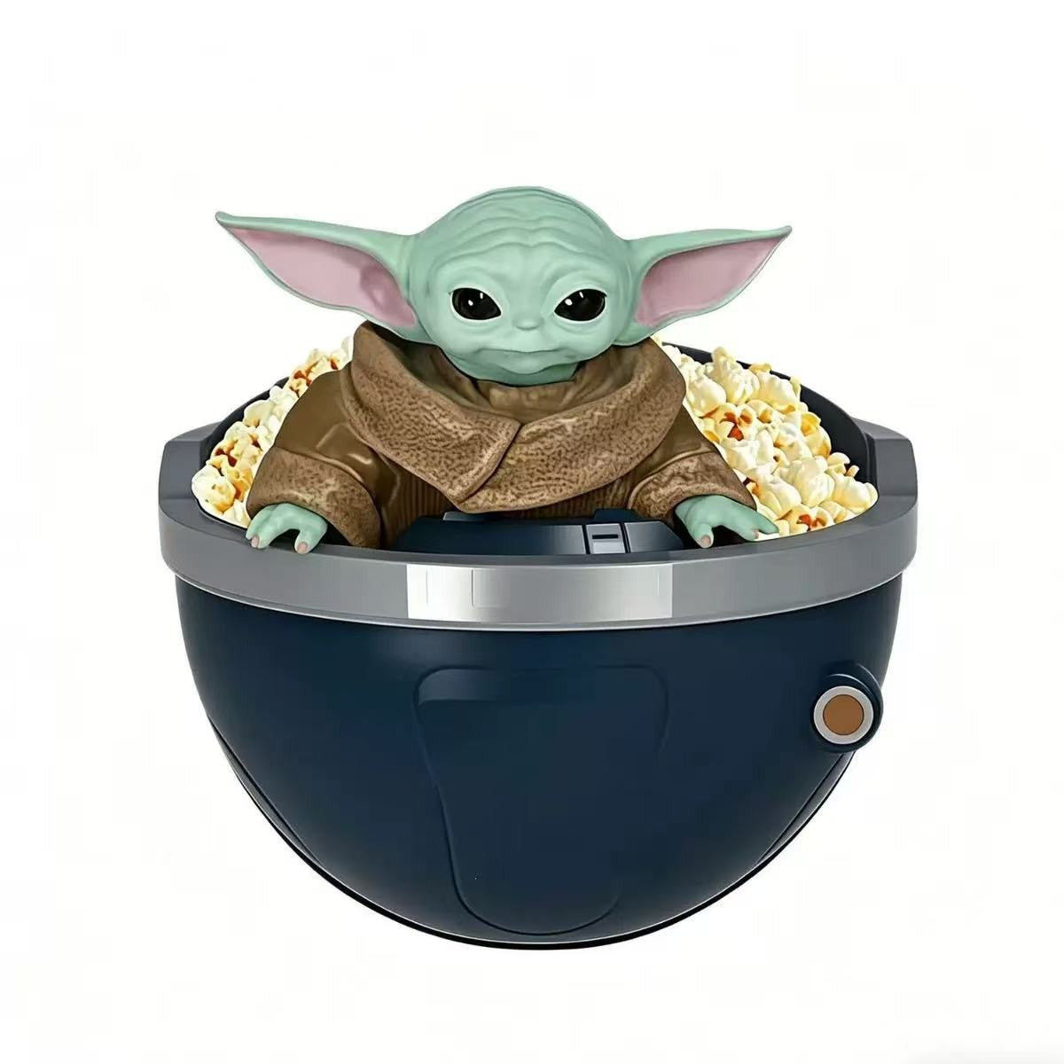 Super New Star Wars Mandalorian Boba Stormtrooper Yoda Shaped Popcorn Bucket Anime Peripheral Ornaments Toys Gift
