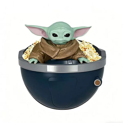 Super New Star Wars Mandalorian Boba Stormtrooper Yoda Shaped Popcorn Bucket Anime Peripheral Ornaments Toys Gift