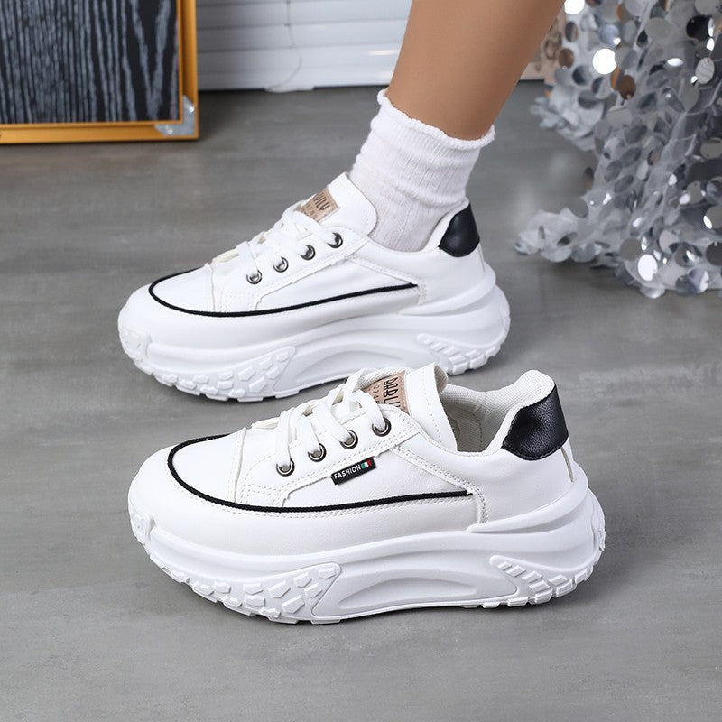 2025 Autumn Winter New Women's Platform Dad Shoes - Versatile Casual Shoes Women's Height Increasing Breathable Sneakers