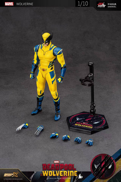 ZD Toys Deadpool & Wolverine Bonecos de Ação Deadpool na Caixa Wolverine Coleção Bonecos de Ação Adultos Brinquedo Infantil