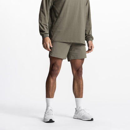 Summer New Gym Jogging Exercise Shorts Men's Sports Fitness Quick-drying Multiple pockets Running Shorts Men Casual Shorts