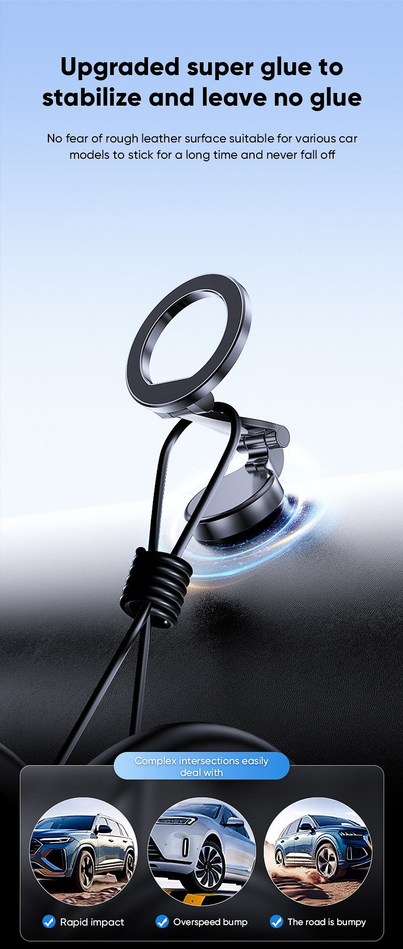 Suporte para telefone veicular 1080 Magsafe Suporte móvel para o carro Suporte para celular no carro para iPhone 17 16 Pro Max Plus